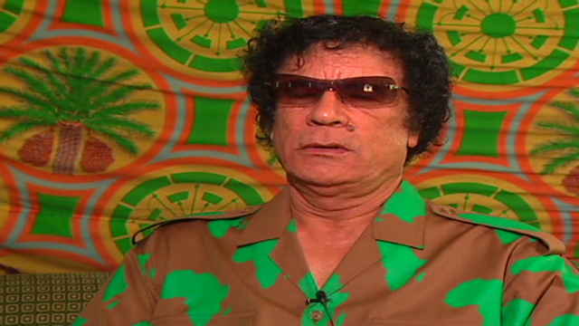 How Can you Not Chuckle at This? - Libya's Dictator M. Gaddafi